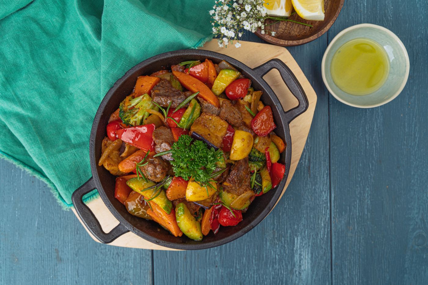 Bœuf sauté au cumin